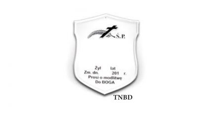 Tabliczka metalowa TNBD
